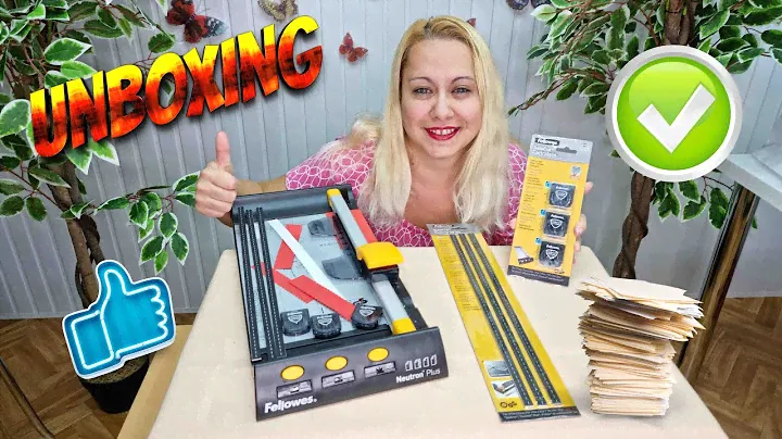 Unboxing & Test Fellowes Paper Trimmer Neutron Plus and Accessories