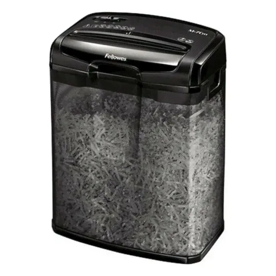 Шредер-крошитель для бумаги Fellowes M-7CM 13 L 7 Листья Чёрный-0