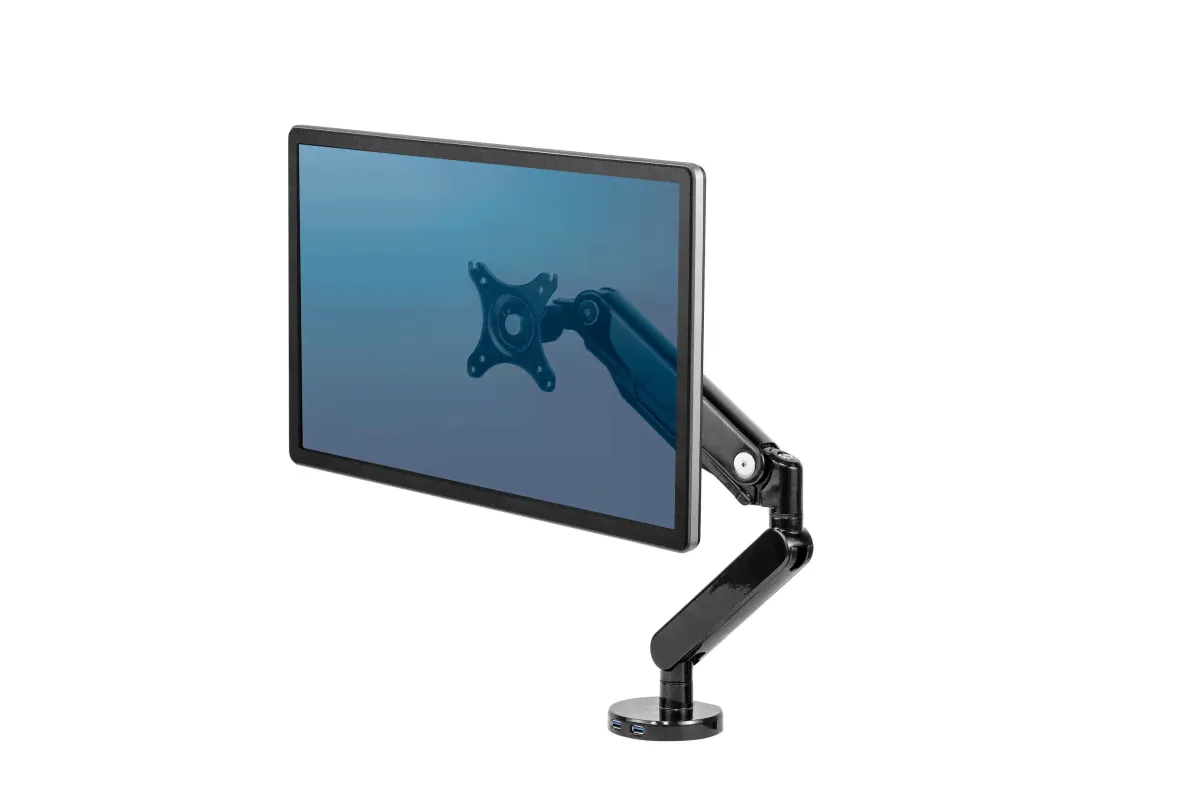 Кронштейн для монитора Fellowes (Феллоуз) Platinum, до 30", до 9 кг, газлифт FS-80433-0