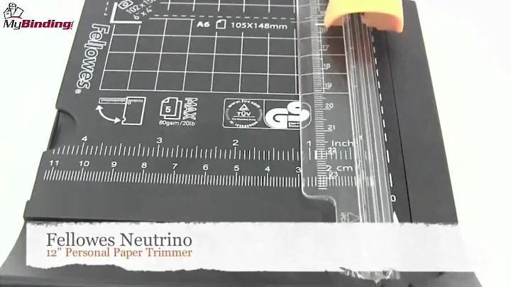 Fellowes Neutron Plus 12 Inch Rotary Trimmer Demo